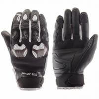 Moteq Кожаные перчатки Stinger Черный/Белый в #REGION_NAME_DECLINE_PP#