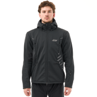 Dragonfly Мототолстовка DF Urban Man 2025 Black с защитой в Москве