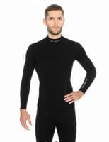 Brubeck Футболка мужская дл.рукав Wool Merino 78% Черный в Москве