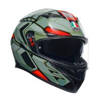 AGV Шлем K3 Decept Matt Black/Green/Red в Москве