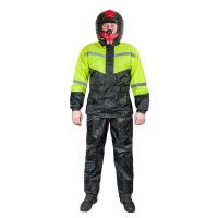 Proud To Ride Мото дождевик (куртка+брюки) Черный/Зеленый в Москве