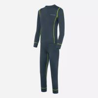 Finntrail Термобелье детское Dino 6100 DarkGreyLime в Москве