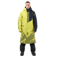 Dragonfly Плащ зимний Race Coat Man 2025 Lime-Black в Москве