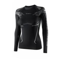 Brubeck Футболка женская c длин. рукавом Dry Черный/Графит в Москве