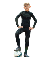 Brubeck Комплект для юноши Dry Черный/графит в Москве