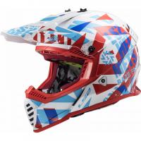 LS2 Шлем MX437 Fast Mini Funky Красно-белый в #REGION_NAME_DECLINE_PP#