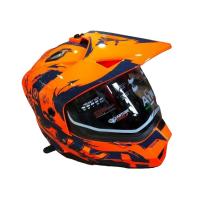 AiM Шлем детский JK802Y Orange/Blue в Москве