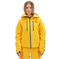 Dragonfly Куртка утепленная Gravity Premium Woman Yellow-Dark Ocean в Москве