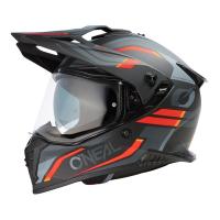Oneal Шлем кроссовый со стеклом A-SRS Spike красный/черный в Москве