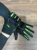 MotoLike перчатки текстильные Probiker черно-зеленые в Москве