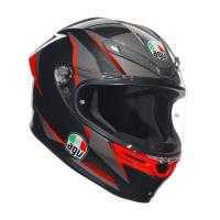 AGV Шлем K6 S 2206 Slashcut Black/Grey/Red в Москве