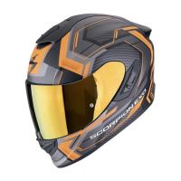 Scorpion Exo Мотошлем Exo-1400 Evo II Linart Черный Матовый/Оранжевый/Серый в Москве
