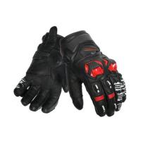 Scout Мотоперчатки кожаные Volcano Черный/Белый/Красный в Москве