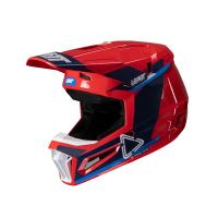 Leatt Шлем кроссовый детский Helmet Kit Moto 3.5 Jr V25 Royal в Москве
