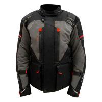 MCP Мотокуртка мужская Downhill черно-серо-красный в Москве