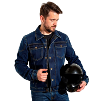 Inflame Куртка мужская Liverpool хлопок+арамид синий в Москве