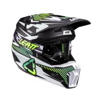 Leatt Шлем кроссовый детский 3.5 V26 Storm Teal + очки Vizion 3.5 в Москве