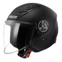 LS2 Мотошлем OF616 Airflow II Solid черный матовый в Москве