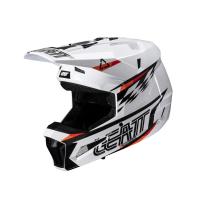 Leatt Шлем кроссовый детский Helmet Kit Moto 3.5 Jr V25 White в Москве