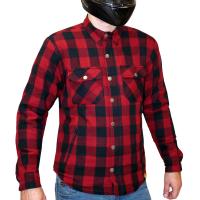 MCP Моторубашка Rebel Full kevlar черный-темно-красный в Москве