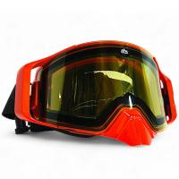 AiM Очки снегоходные с магнитной линзой и подогревом (PRO) 31-103 Accu Heated Orange Glossy в Москве