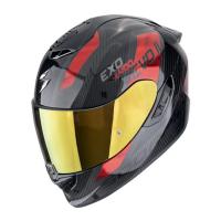 Scorpion Exo Мотошлем Exo-1400 Evo II Carbon Air Platted Карбон/Красный в Москве