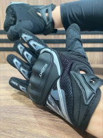 MotoLike перчатки текстильные Suomy черно-белые в Москве