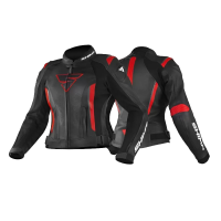 Shima Куртка Кожаная женская Miura 2.0 Black/Red в Москве