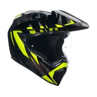 AGV Шлем AX9 E2206 V26 Steppa Carbon/Grey/Yellow Fluo в Москве