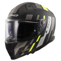 LS2 Мотошлем FF811 Vector II Tron матовый черно-желтый в Москве