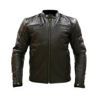 MCP Мотокуртка кожаная классическая Arizona Air Черная в Москве