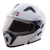 AiM Шлем JK906 снегоходный с эл. подогревом White в Москве