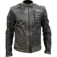 MCP Мотокуртка кожаная Houston серый в Москве