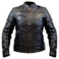 MCP Мотокуртка женская кожаная Nerve черный в Москве