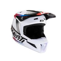Leatt Шлем кроссовый Moto 2.5 Helmet Black/White 2024 в Москве