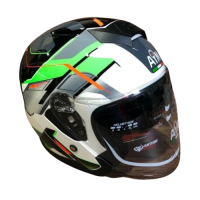 AiM Шлем JK526 Fluo-Green/White/Black в Москве