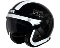 IXS Мотошлем открытый iXS 880 2.2 черно-серебристый в Москве