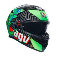 AGV Шлем K3 Kamaleon Black/Red/Green в Москве