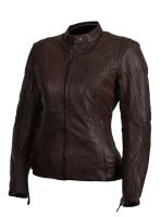 Sweep Мотокуртка кожаная женская Mamba brown в Москве