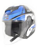 AiM Шлем открытый JK526 Blue/Grey/Black в Москве