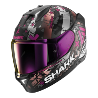 Shark Шлем Skwal i3 Hellcat Mat Black/Chrome/Violet в Москве
