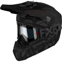 FXR Шлем Clutch Cold Stop QRS Electric 22 Black Ops в Москве