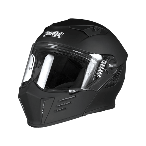 Simpson Шлем модуляр Darksome Matt Black в Москве