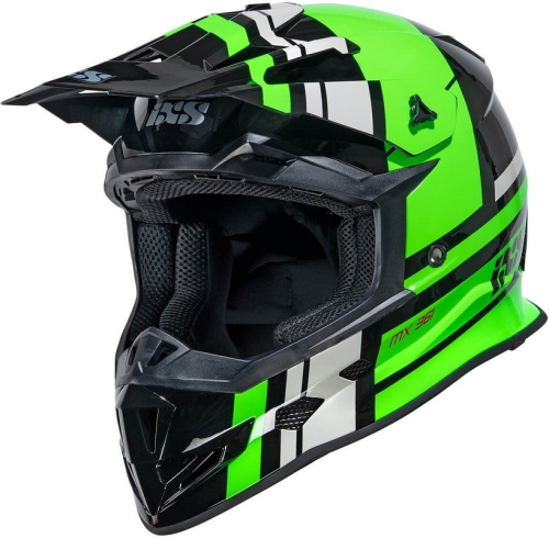 IXS Мотошлем iXS361 2.3 Черно-зеленый в Москве