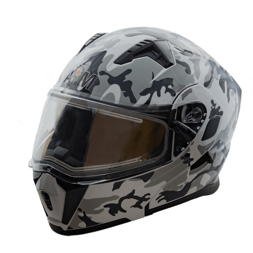 AiM Шлем JK906 снегоходный с эл. подогревом Camouflage glossy в Москве