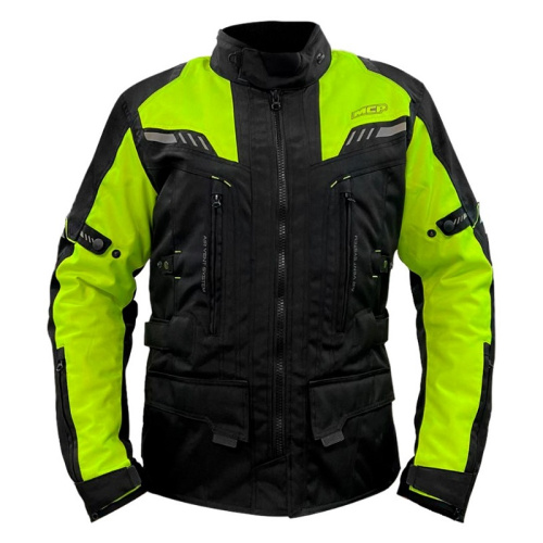 MCP Мотокуртка мужская туристическая Traveller черно-желтый в Москве