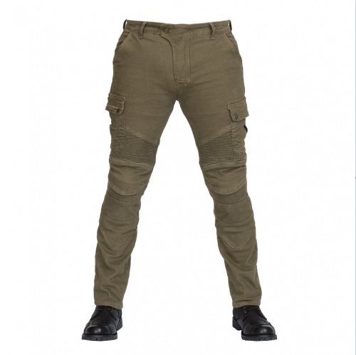 MadBull Мотобрюки Cargo JS Stretch Olive в Москве