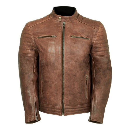 MCP Мотокуртка мужская кожаная Rox желтый в Москве