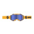 Scott Очки кроссовые Fury dark yellow/dark blue/blue chrome works в Москве