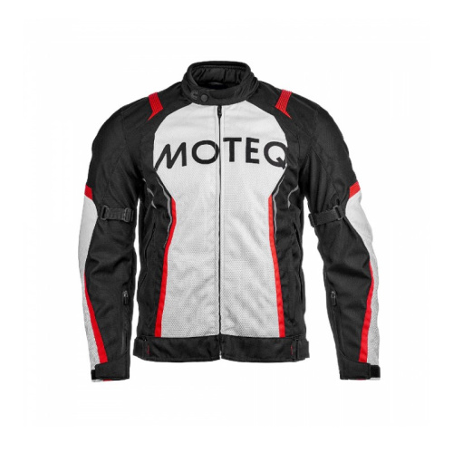 Moteq Мотокуртка текстильная Spike Черный/Белый в Москве
